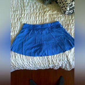Blue Womens Athletic Skirt